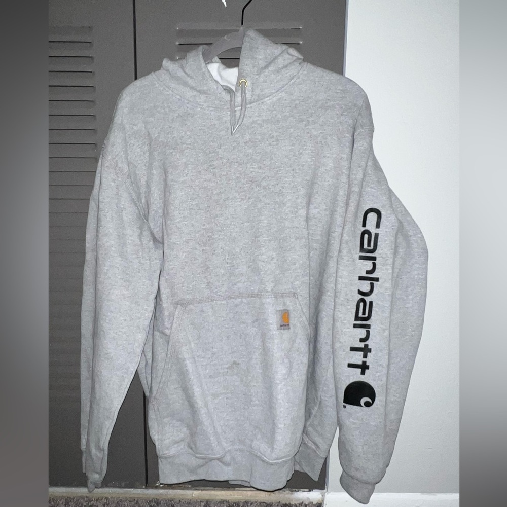 Grey carhartt hoodie